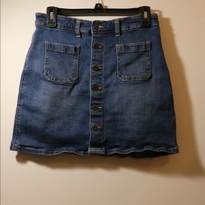 Old Navy Jean button down skirt